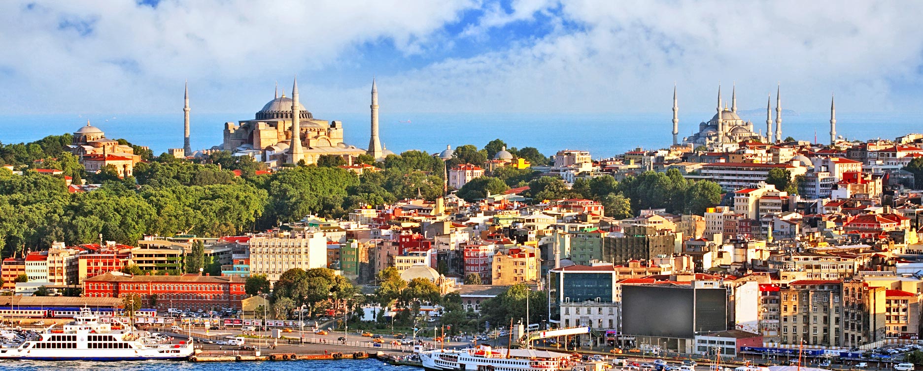 Istanbul - Hagia Sophia und Sultan-Ahmed-Moschee