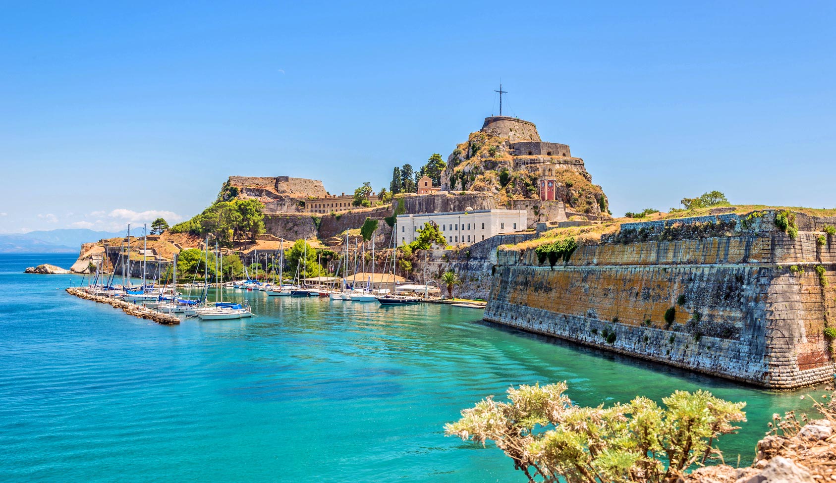 Korfu - Alte Festung in Korfu-Stadt