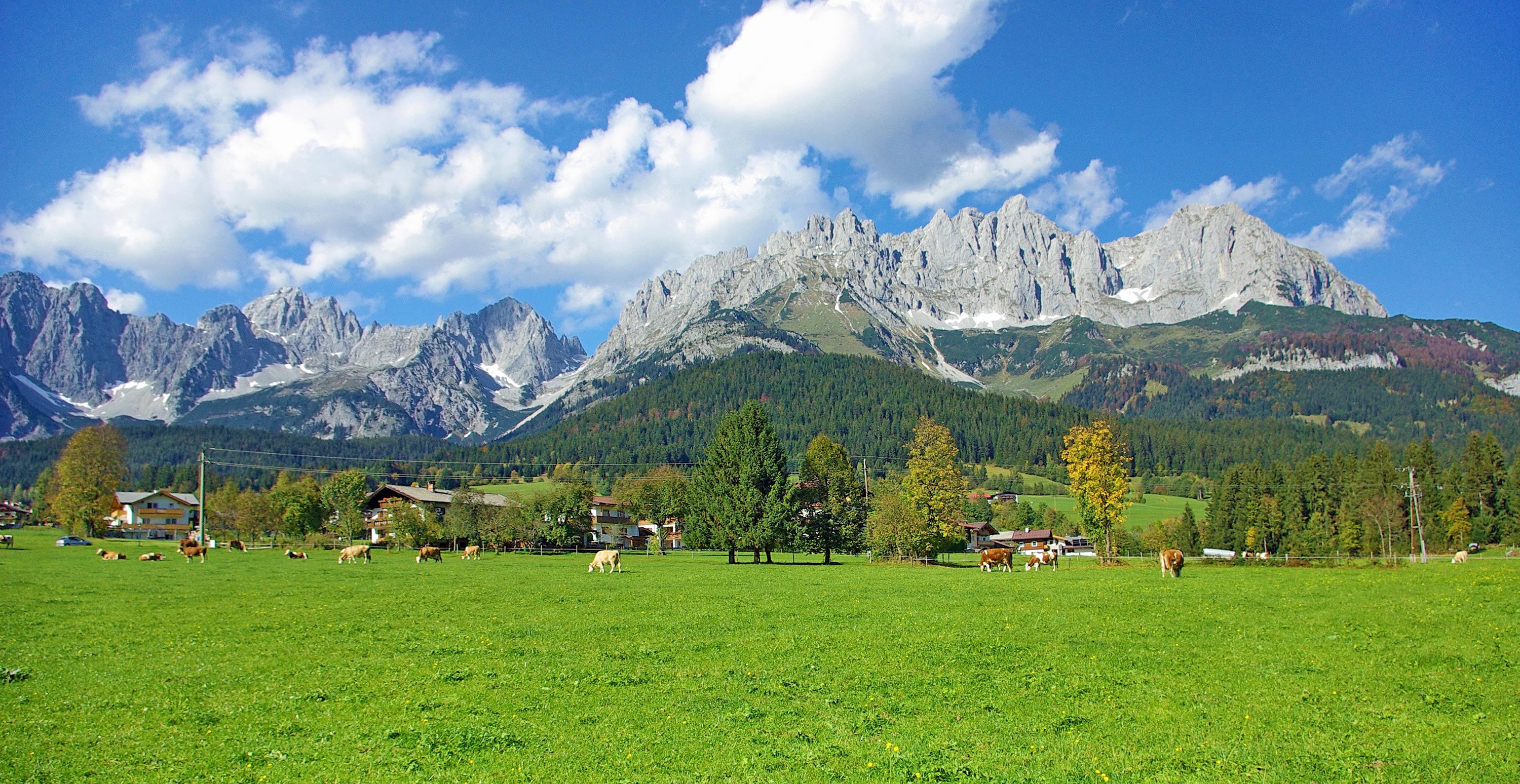 sterreich - Wilder Kaiser Bergmassiv in Tirol