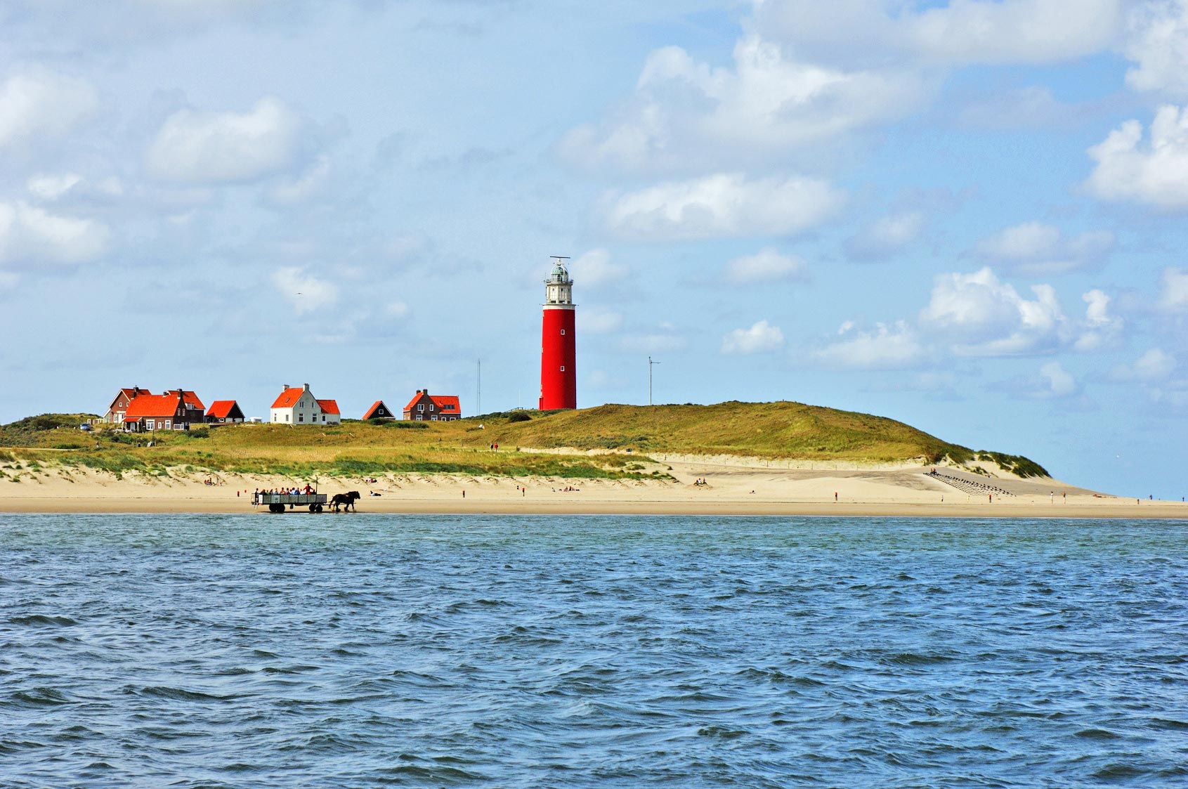 Texel - Leuchtturm Eierland im Norden der Insel