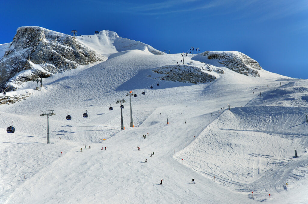 Hintertuxer Gletscher: Skigebiet auf dem Tuxer Ferner im Zillertal, Tirol/Österreich