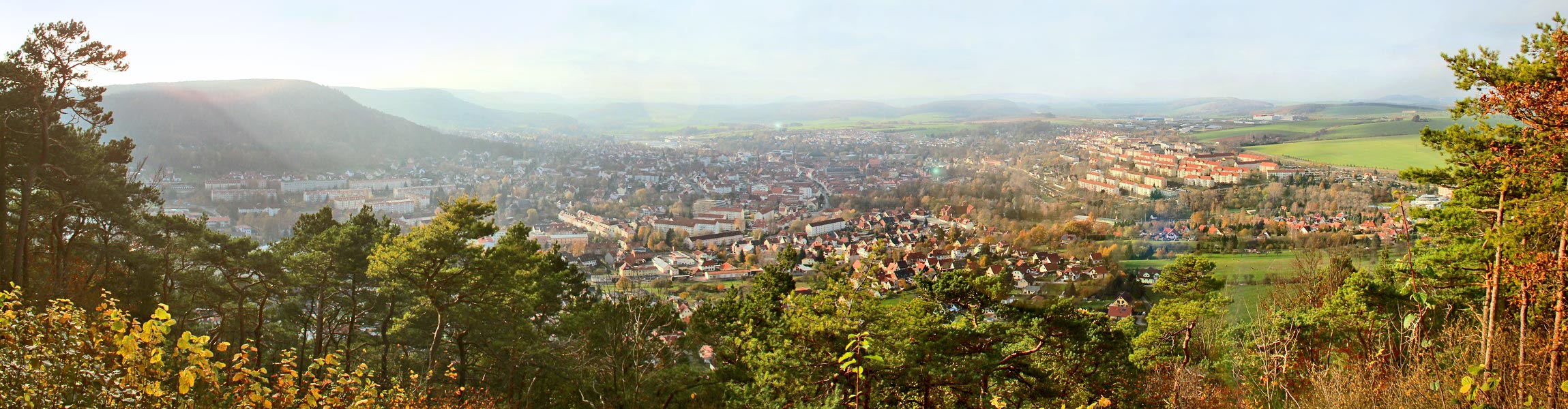 Heilbad Heiligenstadt - Blick vom Dnkreuz