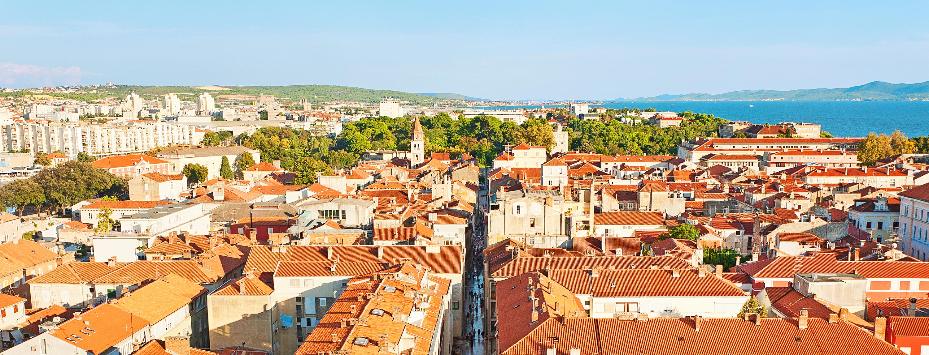 Zadar - Blick ber die Altstadt